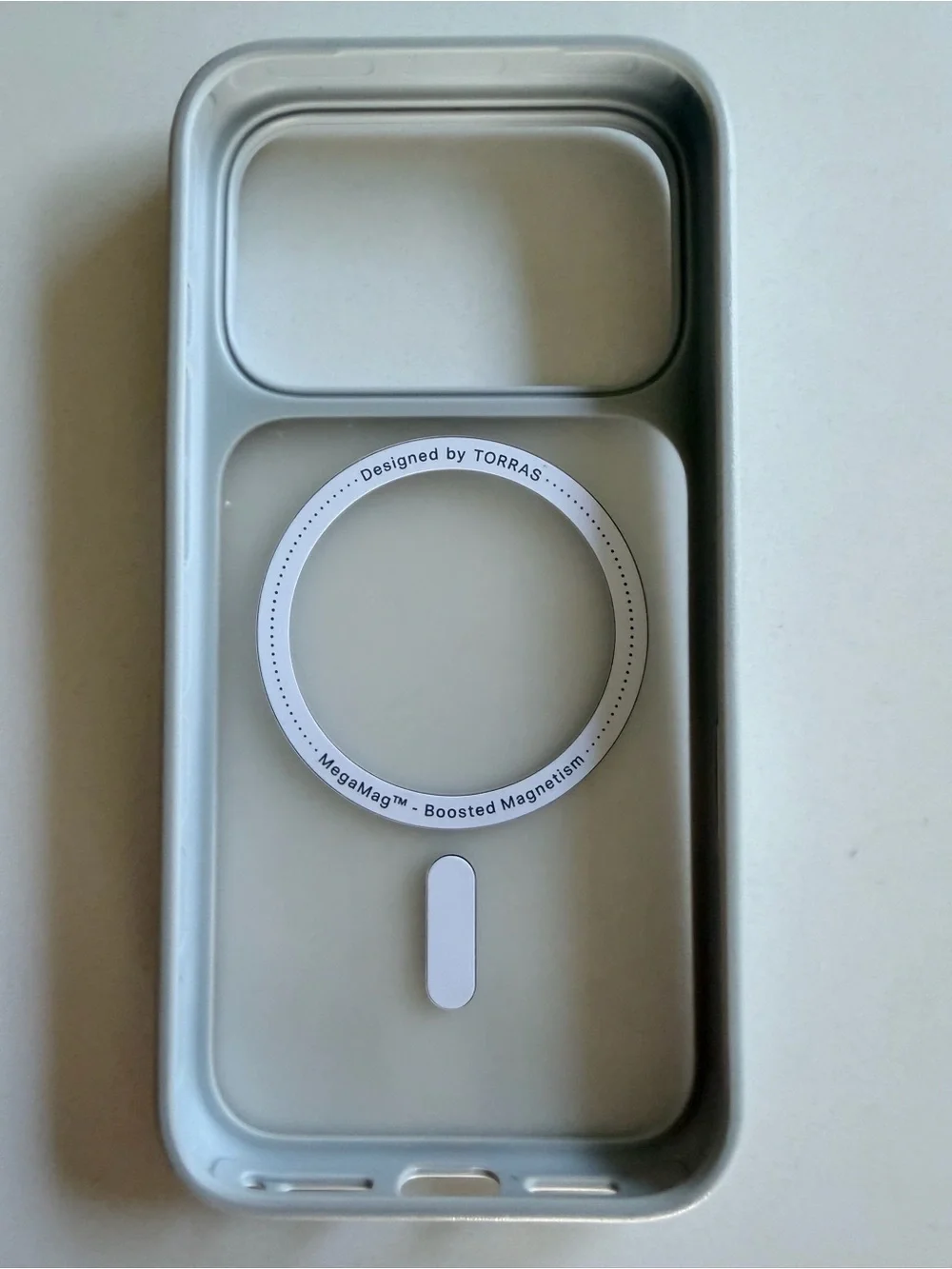 iPhone 17 Pro Case with MagSafe Clear and silver